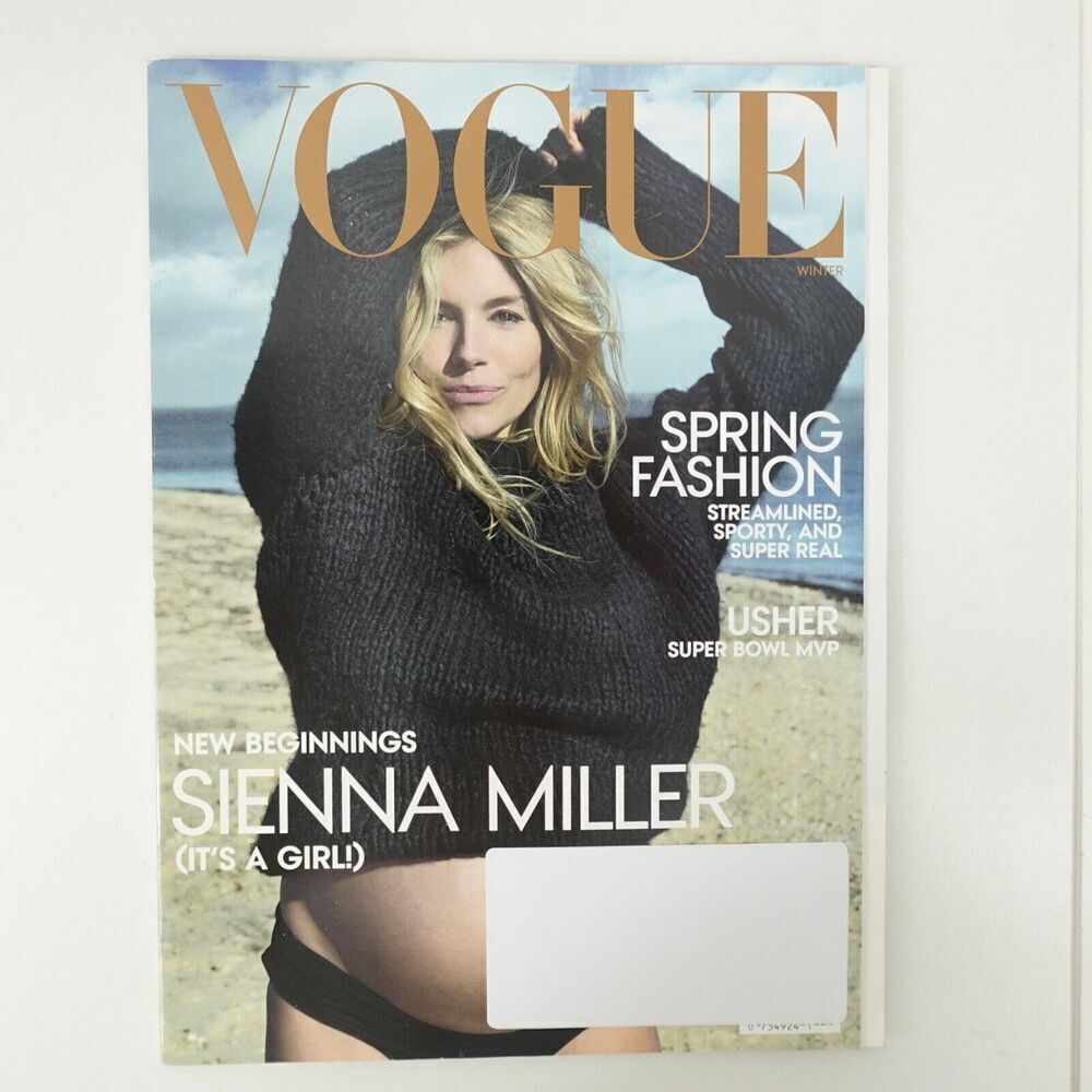 Vogue Magazine Winter 2024 Sienna Miller